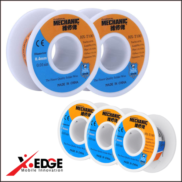سلك لحام قصدير ميكانيكي عالي الجودة (Mechanic HX-T100 Finest Quality Solder Wire)
