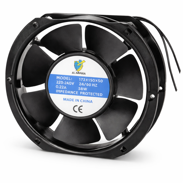 مروحة تبريد صناعية (Industrial Cooling Fan / Axial Fan)