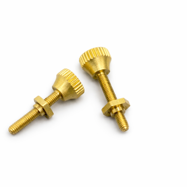 مسمار شد يدوي نحاس (Brass Knurled Thumb Screw)