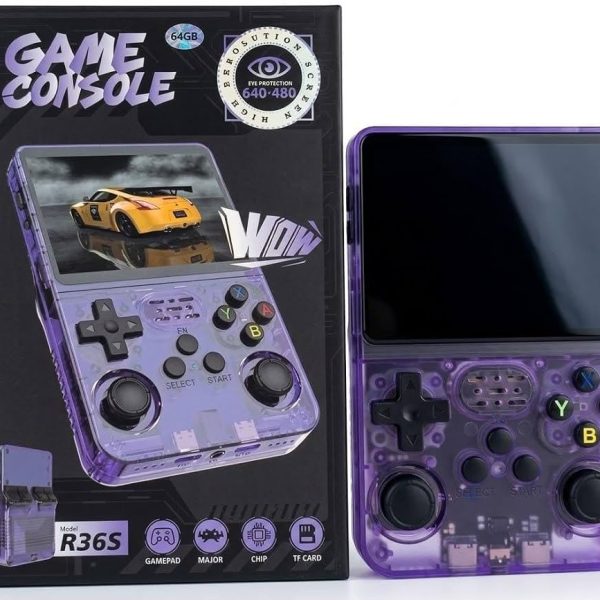 R36S Retro Game Console